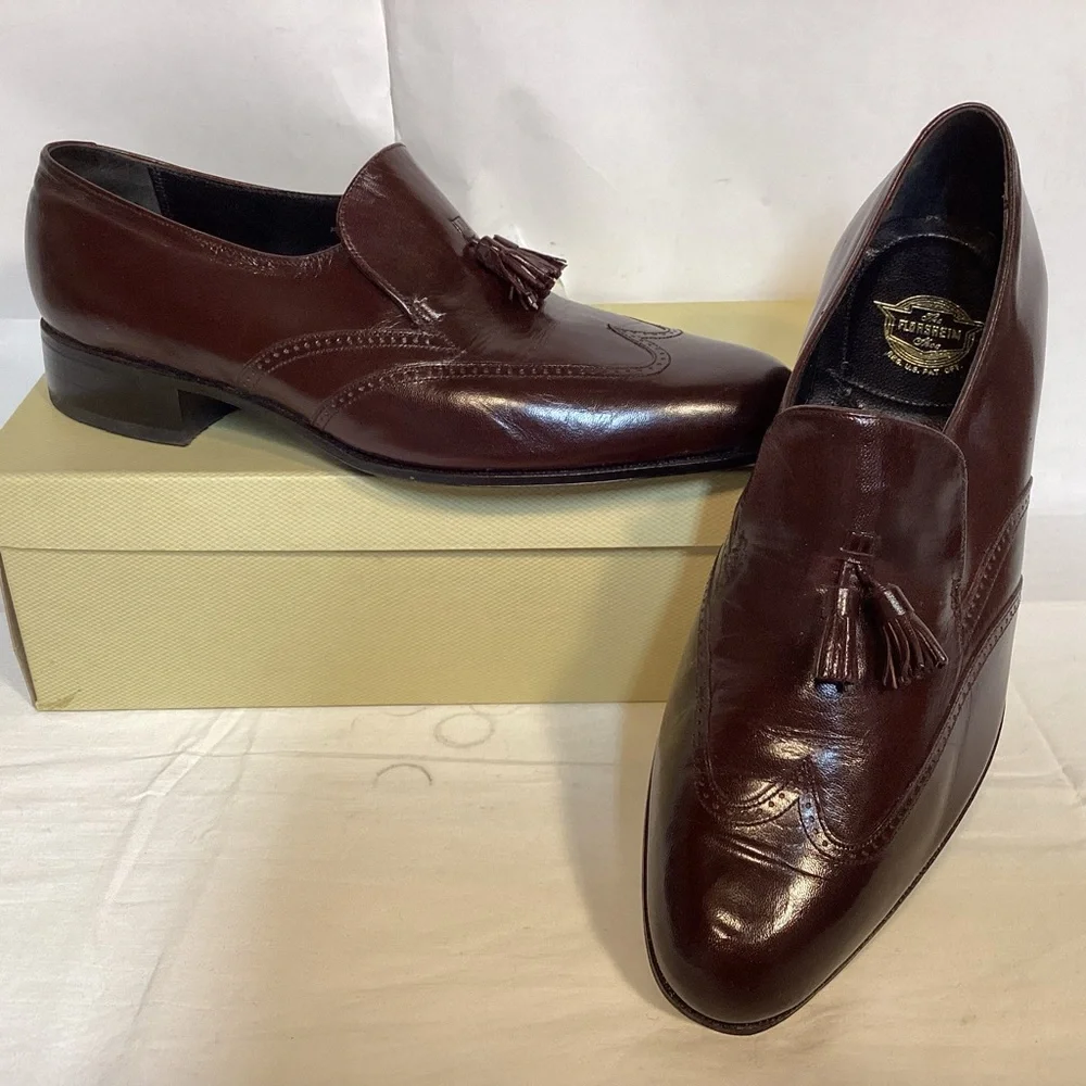 NWT Florsheim Dark Brown Tassel Loafers Men’s size 8 1/2